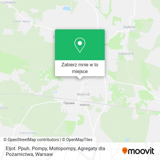 Mapa Eljot. Ppuh. Pompy, Motopompy, Agregaty dla Pożarnictwa