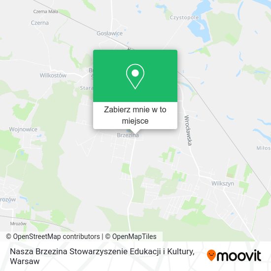 Mapa Nasza Brzezina Stowarzyszenie Edukacji i Kultury