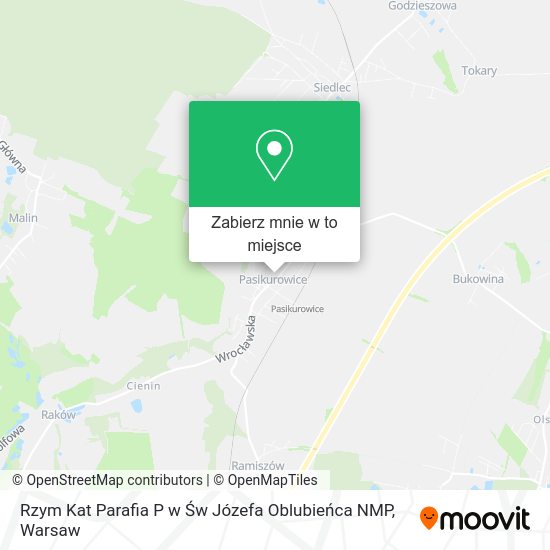 Mapa Rzym Kat Parafia P w Św Józefa Oblubieńca NMP