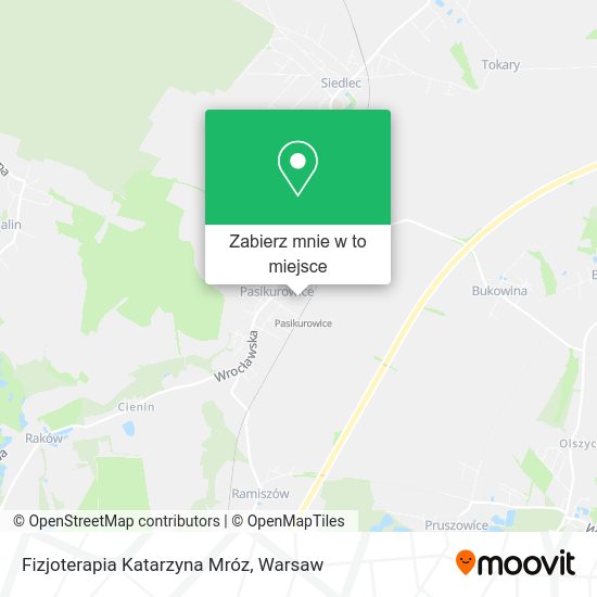 Mapa Fizjoterapia Katarzyna Mróz