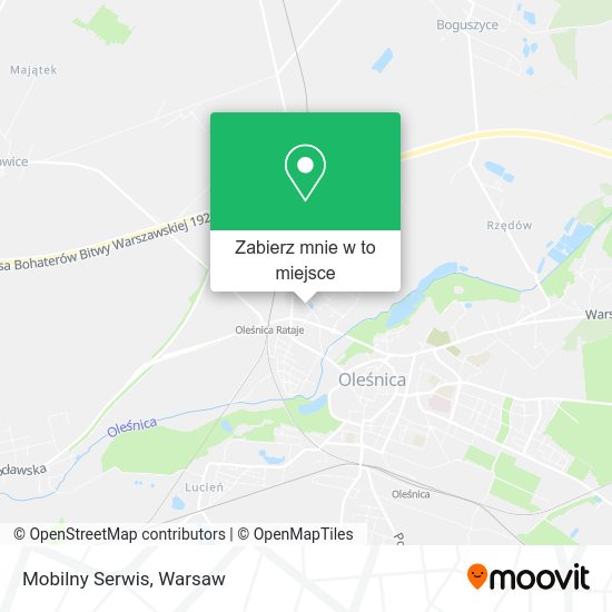 Mapa Mobilny Serwis