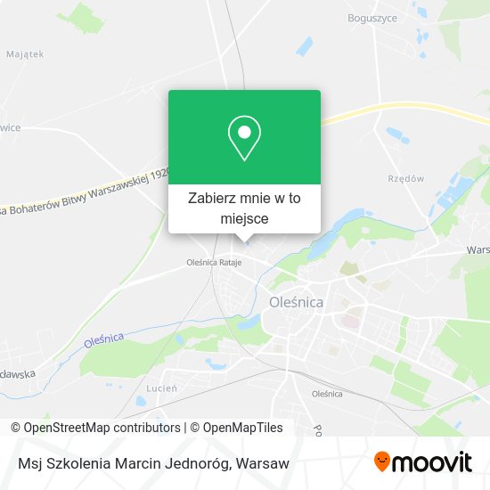 Mapa Msj Szkolenia Marcin Jednoróg