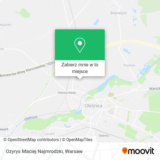 Mapa Ozyrys Maciej Najmrodzki