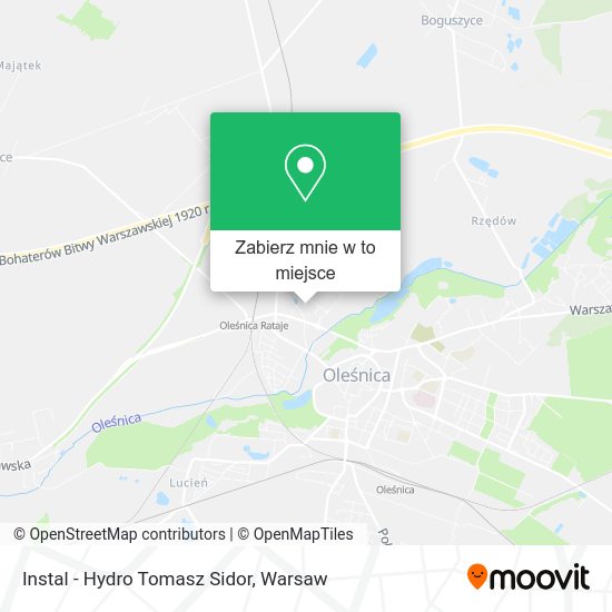 Mapa Instal - Hydro Tomasz Sidor