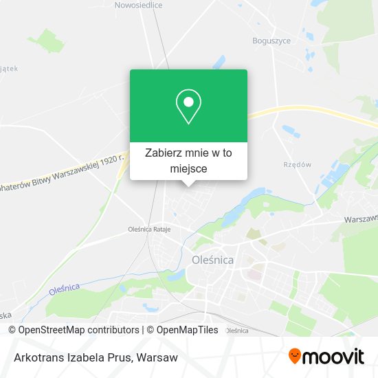 Mapa Arkotrans Izabela Prus