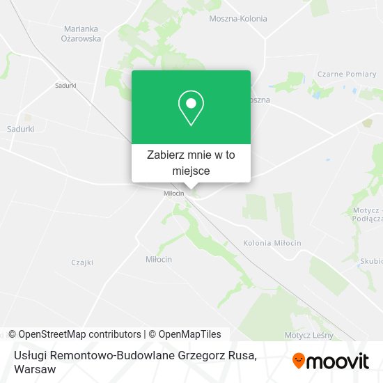 Mapa Usługi Remontowo-Budowlane Grzegorz Rusa