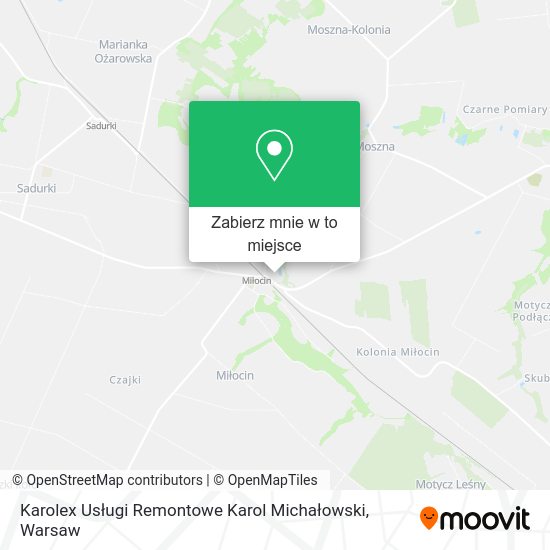 Mapa Karolex Usługi Remontowe Karol Michałowski