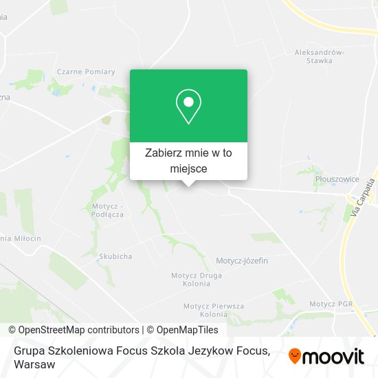 Mapa Grupa Szkoleniowa Focus Szkola Jezykow Focus