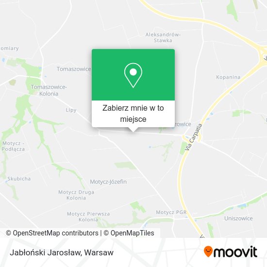 Mapa Jabłoński Jarosław