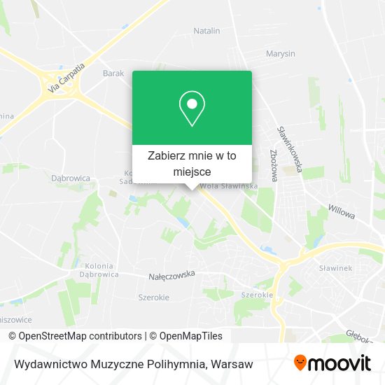 Mapa Wydawnictwo Muzyczne Polihymnia