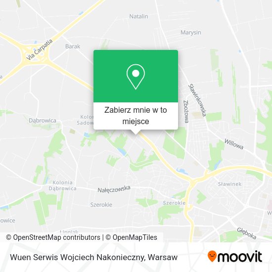 Mapa Wuen Serwis Wojciech Nakonieczny