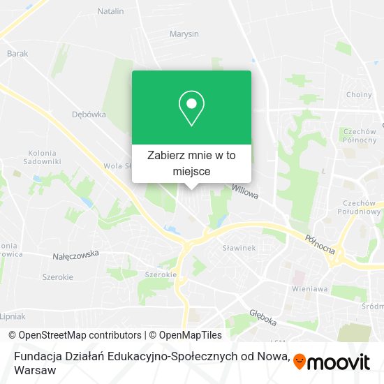 Mapa Fundacja Działań Edukacyjno-Społecznych od Nowa