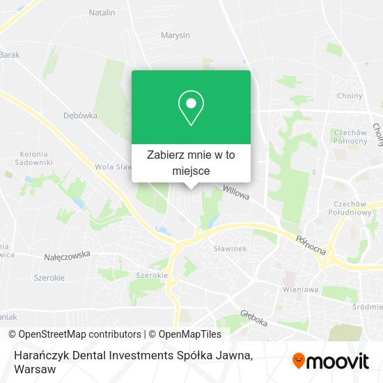 Mapa Harańczyk Dental Investments Spółka Jawna