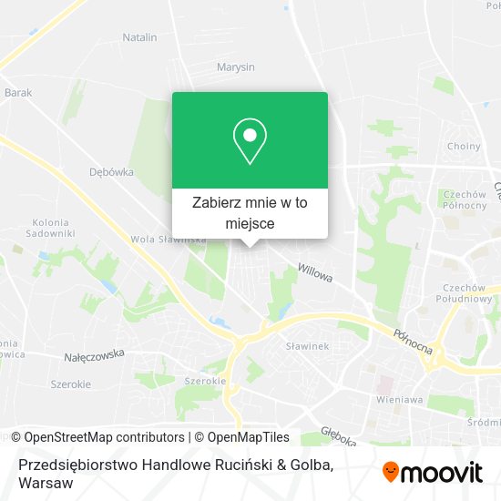 Mapa Przedsiębiorstwo Handlowe Ruciński & Golba