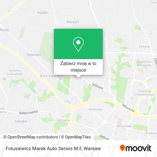 Mapa Folusiewicz Marek Auto Serwis M F