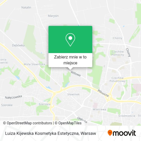 Mapa Luiza Kijewska Kosmetyka Estetyczna