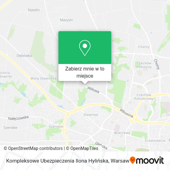 Mapa Kompleksowe Ubezpieczenia Ilona Hylińska