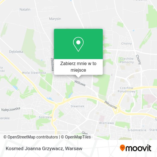 Mapa Kosmed Joanna Grzywacz