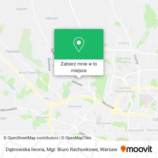 Mapa Dąbrowska Iwona, Mgr. Biuro Rachunkowe