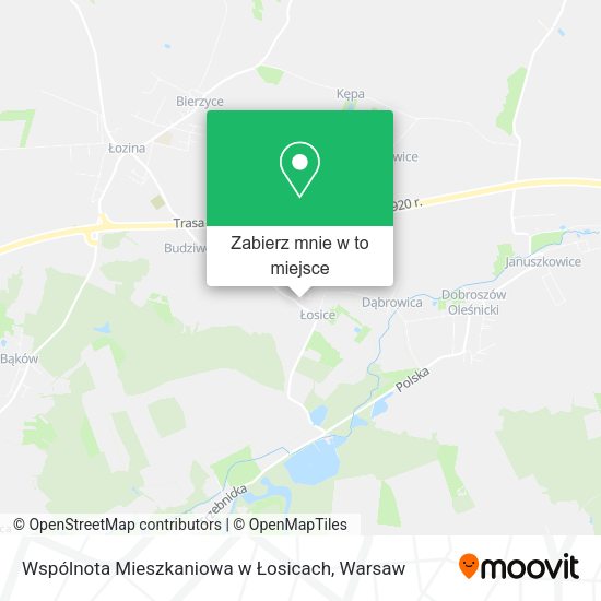 Mapa Wspólnota Mieszkaniowa w Łosicach