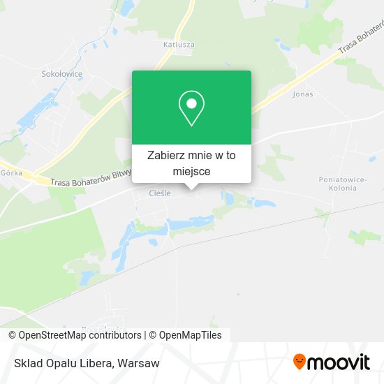 Mapa Sklad Opalu Libera