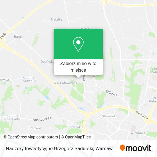 Mapa Nadzory Inwestycyjne Grzegorz Sadurski