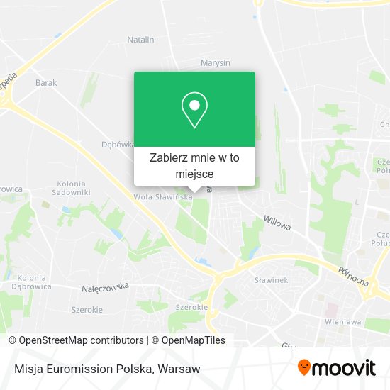 Mapa Misja Euromission Polska