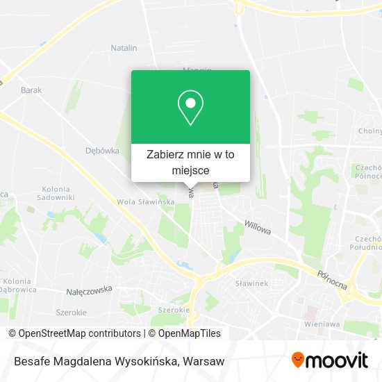 Mapa Besafe Magdalena Wysokińska