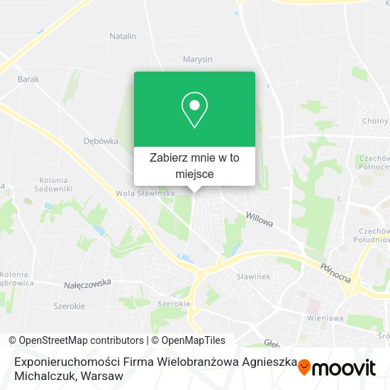 Mapa Exponieruchomości Firma Wielobranżowa Agnieszka Michalczuk