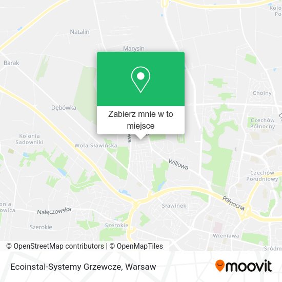 Mapa Ecoinstal-Systemy Grzewcze