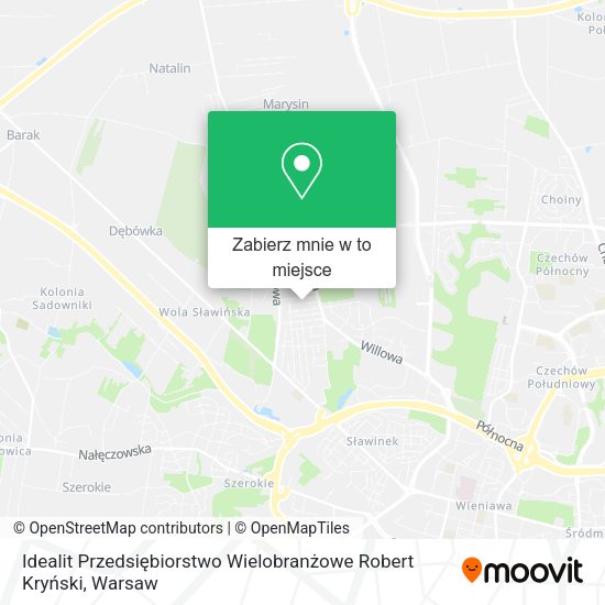 Mapa Idealit Przedsiębiorstwo Wielobranżowe Robert Kryński