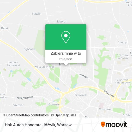 Mapa Hak Autos Honorata Jóźwik