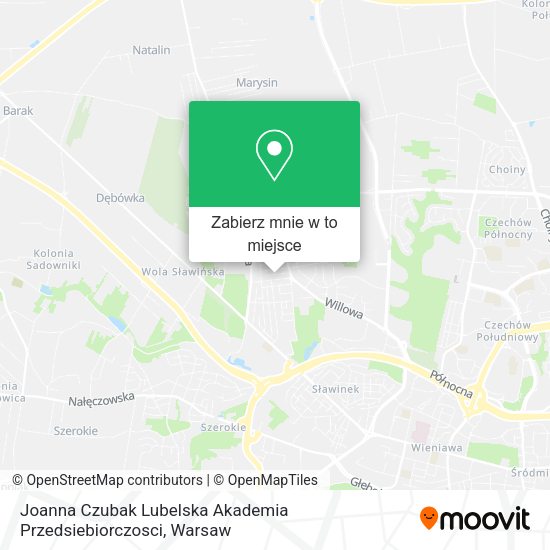 Mapa Joanna Czubak Lubelska Akademia Przedsiebiorczosci