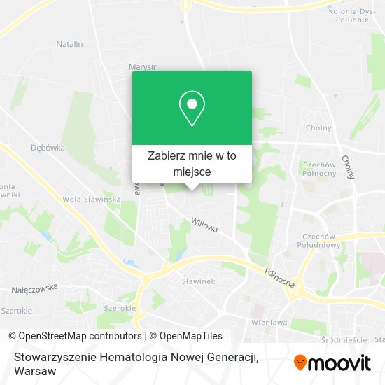 Mapa Stowarzyszenie Hematologia Nowej Generacji