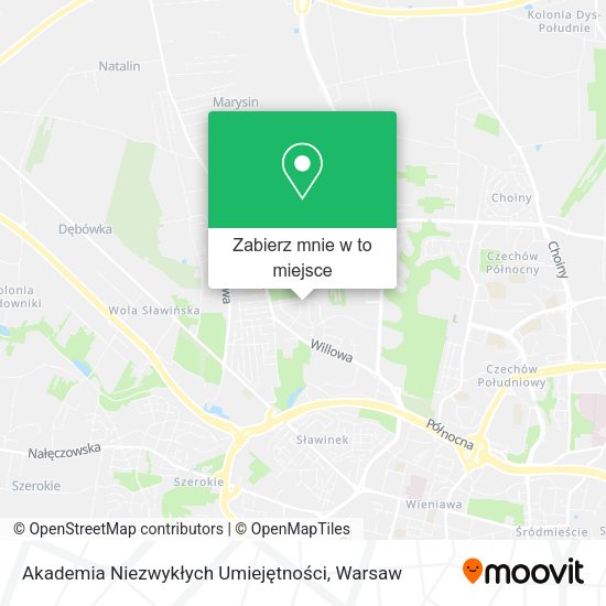 Mapa Akademia Niezwykłych Umiejętności