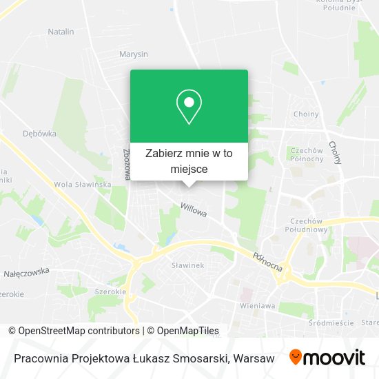 Mapa Pracownia Projektowa Łukasz Smosarski