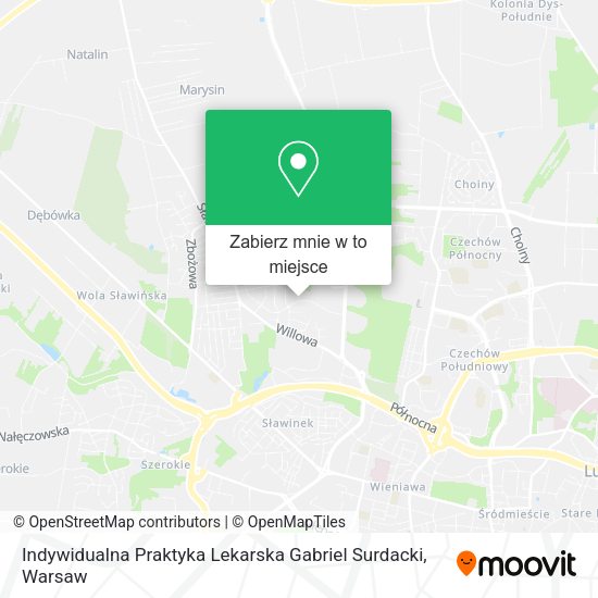 Mapa Indywidualna Praktyka Lekarska Gabriel Surdacki