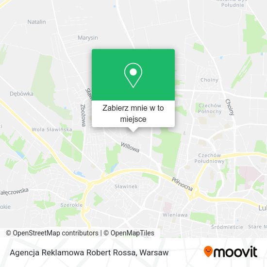 Mapa Agencja Reklamowa Robert Rossa