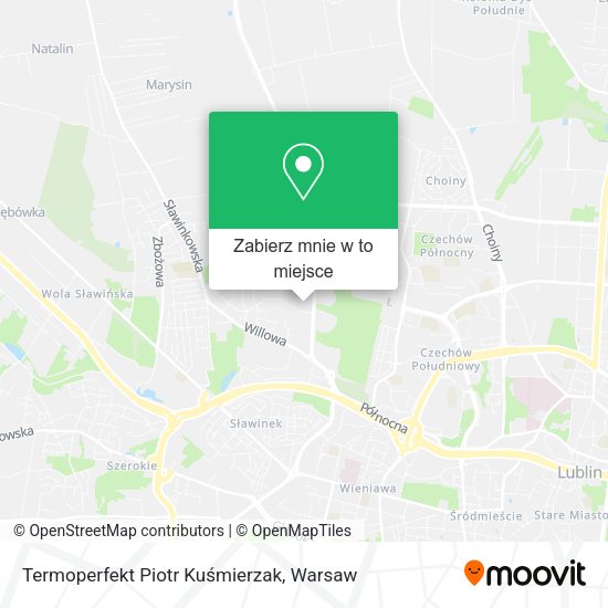 Mapa Termoperfekt Piotr Kuśmierzak