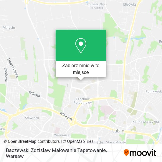 Mapa Baczewski Zdzisław Malowanie Tapetowanie