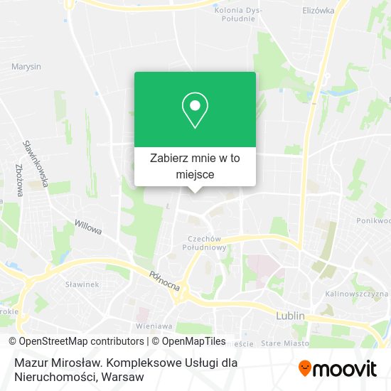 Mapa Mazur Mirosław. Kompleksowe Usługi dla Nieruchomości