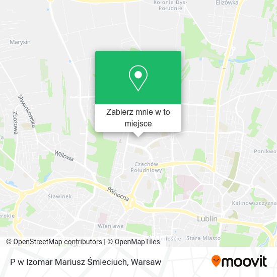 Mapa P w Izomar Mariusz Śmieciuch