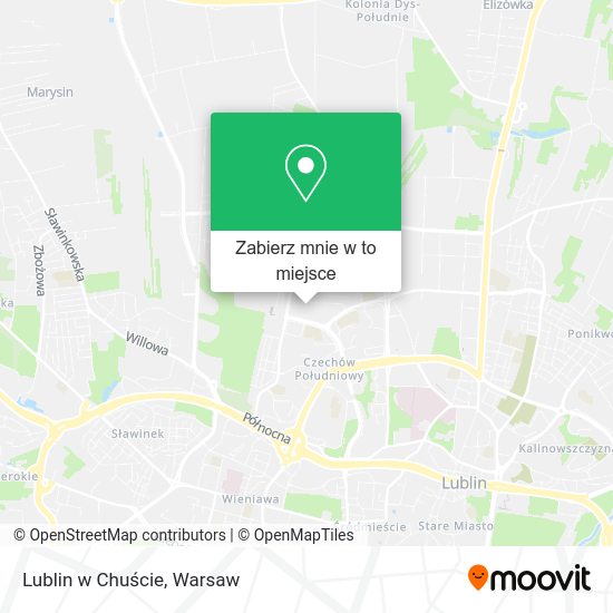 Mapa Lublin w Chuście