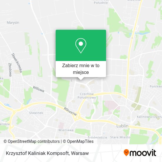 Mapa Krzysztof Kaliniak Kompsoft