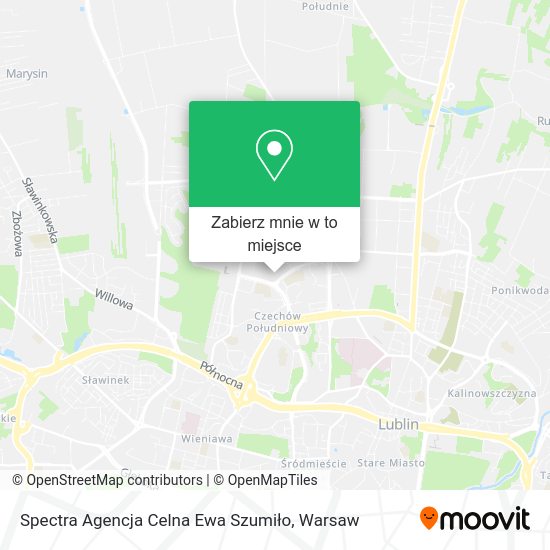 Mapa Spectra Agencja Celna Ewa Szumiło