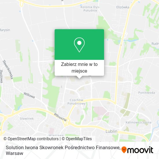 Mapa Solution Iwona Skowronek Pośrednictwo Finansowe