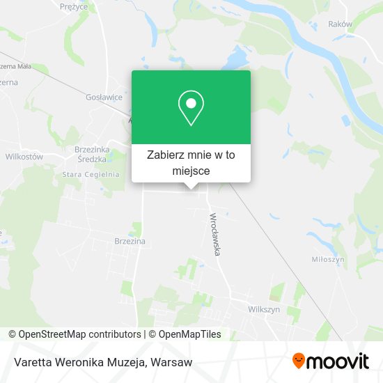 Mapa Varetta Weronika Muzeja