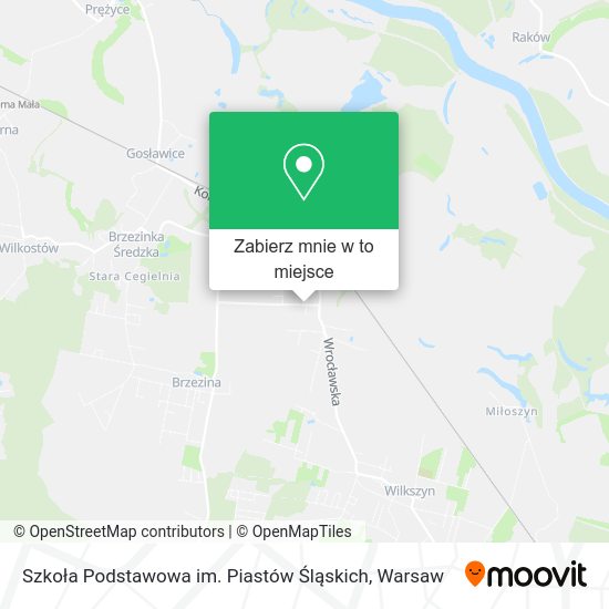 Mapa Szkoła Podstawowa im. Piastów Śląskich