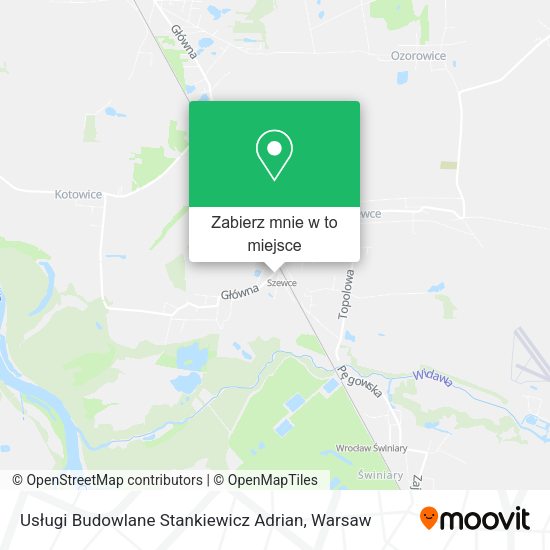 Mapa Usługi Budowlane Stankiewicz Adrian