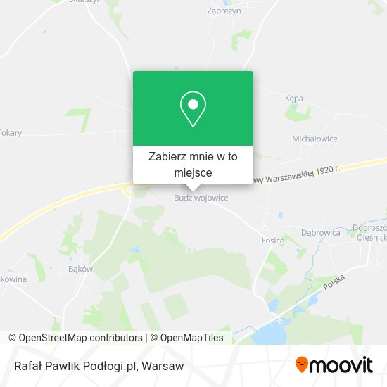 Mapa Rafał Pawlik Podłogi.pl